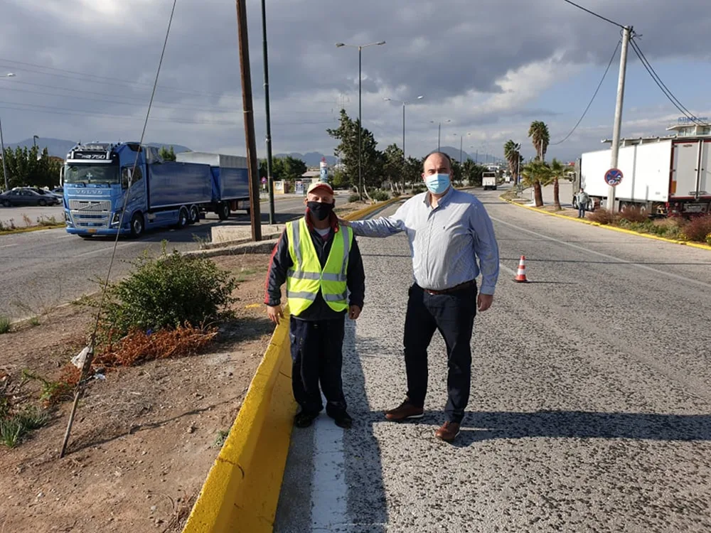 Αυτοψία στην περιοχή των Αθικίων για κατασκευή κόμβου