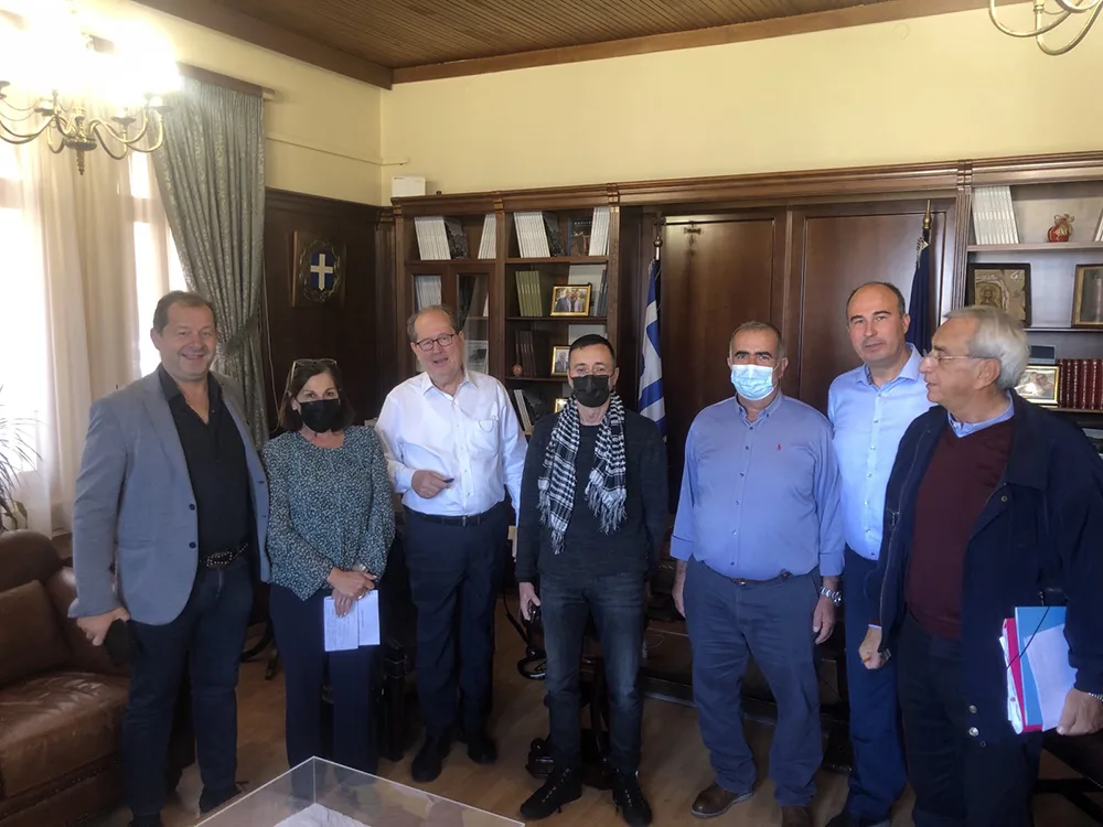 Συμβάσεις περί το 1 εκ. ευρώ υπέγραψε στην Κόρινθο ο περιφερειάρχης Πελοποννήσου Π. Νίκας