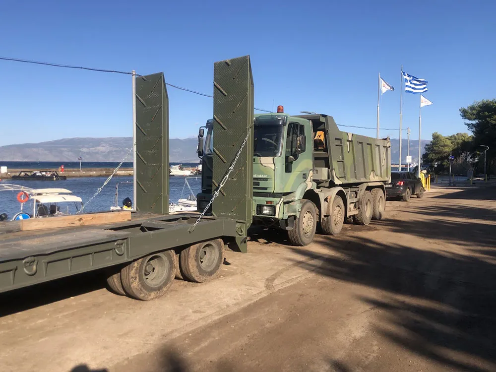 Αυτοψία του περιφερειάρχη Πελοποννήσου Π. Νίκα στην περιοχή του Σχίνου
