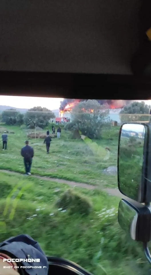 Συναγερμός στην Πυροσβεστική - Μεγάλη φωτιά σε αποθήκη ζωοτροφών στο Κορωπί