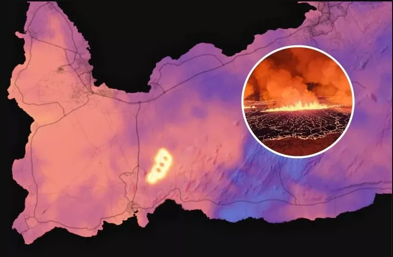 έκρηξη ηφαίστειο NASA Ισλανδία