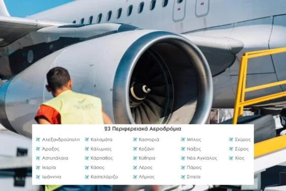 Τα 22 Περιφερειακά Αεροδρόμια προς παραχώρηση - Πηγή: Υπερταμείο