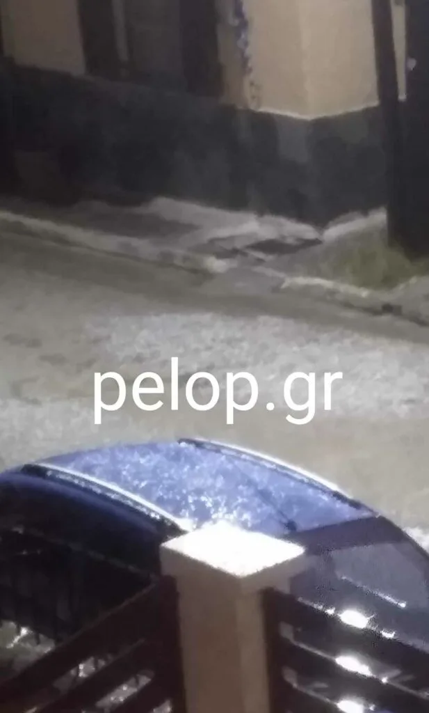 Πάτρα: «Εβρεξε» χαλάζι σε μέγεθος καρυδιού - Σε ποια περιοχή