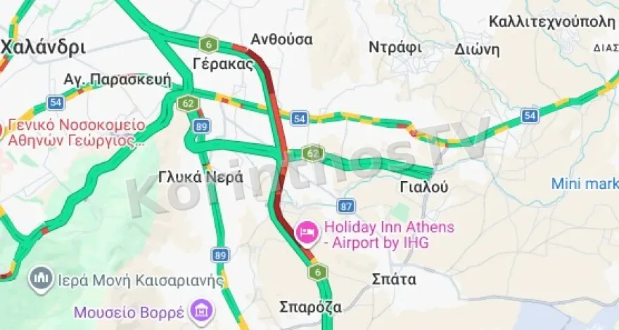 Τραγωδία στην Αττική Οδό: Νεκρός 60χρονος μοτοσικλετιστής που χτύπησε σε καθρέφτη περιπολικού και έπεσε πάνω σε φορτηγό