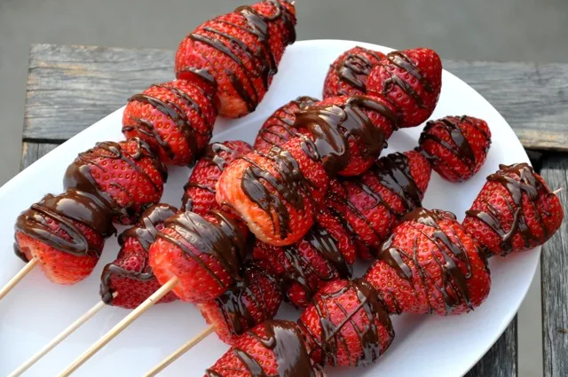 Strawberry Chocolate Skewers