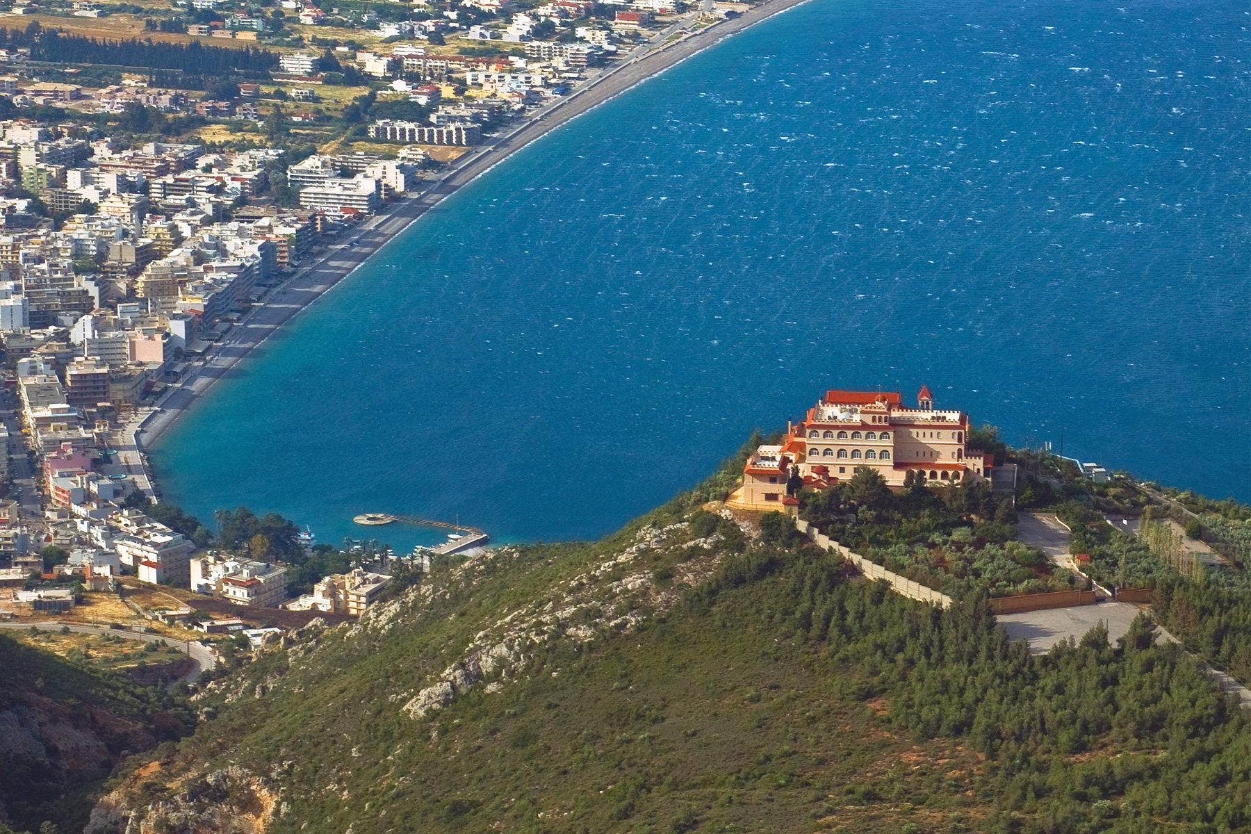 view-from-above-of-loutraki-in-peloponnese
