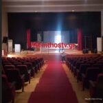 Γιώργος Ρουμελιώτης: Συνεχίζονται πυρετωδώς οι εργασίες στο Δημοτικό Θέατρο Κορίνθου (φωτό)
